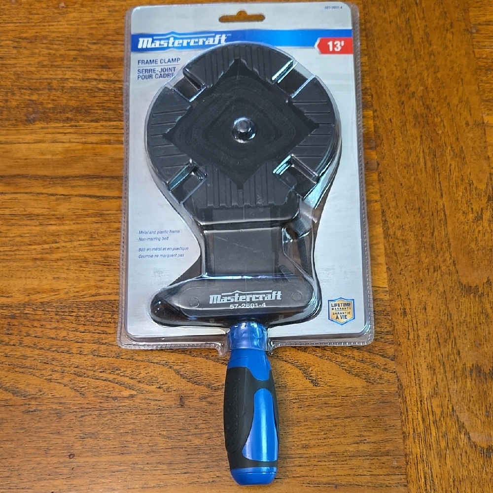 Blue and Black Frame Clamp